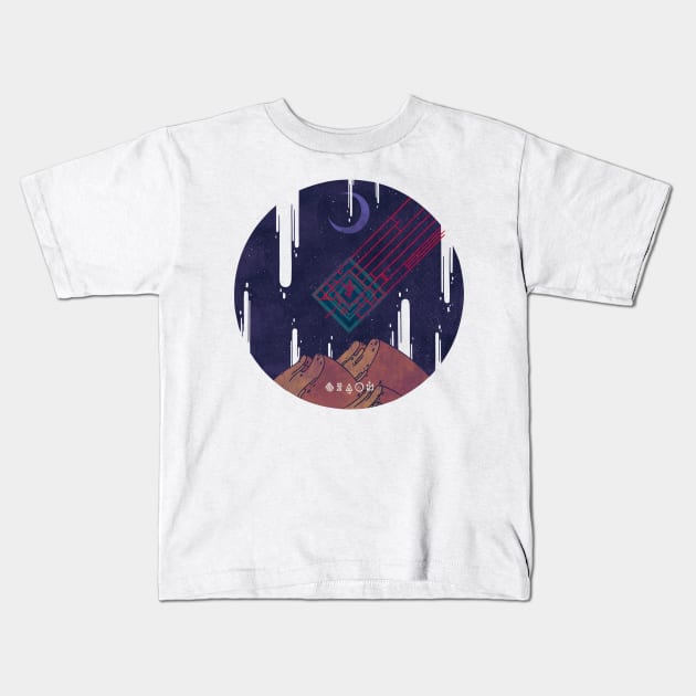 Mirage Kids T-Shirt by againstbound